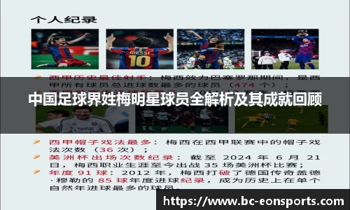 中国足球界姓梅明星球员全解析及其成就回顾